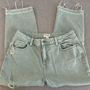 M jeans by Maurice’s Women's Distressed Green Jeans